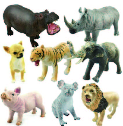 반디 소프트 동물피규어 9종