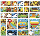 애니블록 퍼즐도안 꾸러미 패키지
(퍼스트컬렉션 1，2도안)